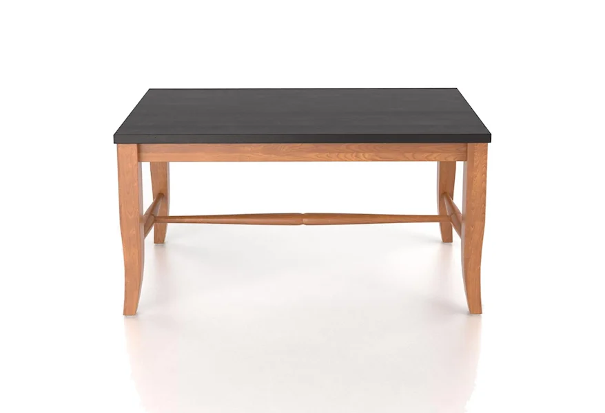 Custom Dining <b>Customizable</b> Wooden Seat Bench, 18" by Canadel at Esprit Decor Home Furnishings